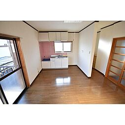 コーポハイネスC 202 2階2DKのリビング/ダイニング