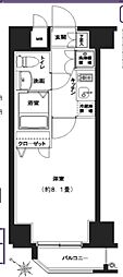 ドルチェ文京六義園 1Kの間取図画像