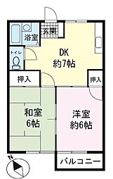 間取図画像 2DK