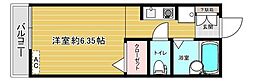 リファレンス胡録台 ワンルームの間取図画像