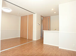 JR相模線 上溝駅 徒歩20分の賃貸アパート 1階2LDKのリビング/ダイニング