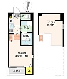 ハーモニーテラス墨江II 2階