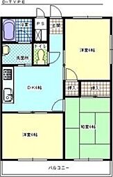 パレス・コヨー 1階3DKの間取り