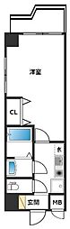 プリマヴェーラ 1Kの間取図画像