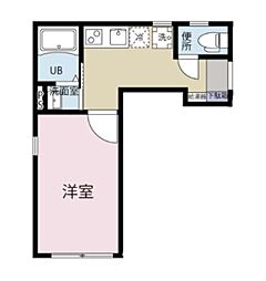 WINDS世田谷 3階1Kの間取り
