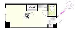 池袋見真ビル ワンルームの間取図画像