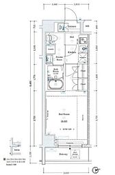 ARKMARK上北沢 1階1Kの間取り