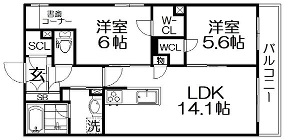 シャーメゾングランヒルズ_間取り_0