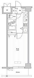 リガーレ浮間公園 1Kの間取図画像