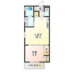 クリエオーレ照ヶ丘I 1階/-