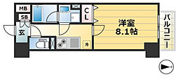 BONNY元町 1Kの間取図画像