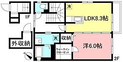 マルジュ 1LDKの間取図画像