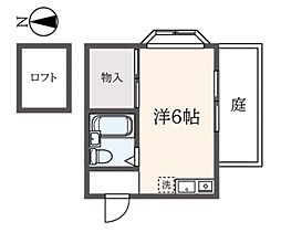 スターホームズ万騎ヶ原 ワンルームの間取図画像