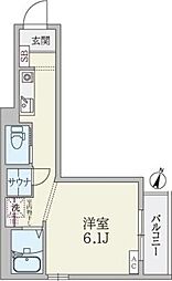 Ma Cachette 3階1Kの間取り