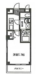 ハイネスコート 2階1Kの間取り