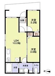 リザーブ北綾瀬 2LDKの間取図画像