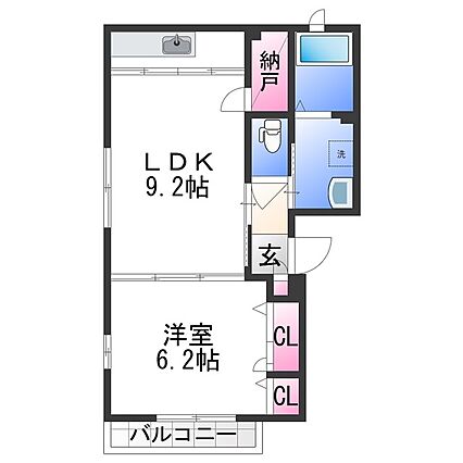 シャーメゾン黒江_間取り_0