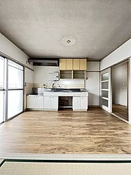 浅香山住宅18棟 4階3DKのリビング/ダイニング