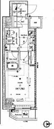 エル・グランジュテ新宿 1Kの間取図画像