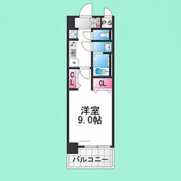 GLUCKMAISONS-SAKAIXVI 1Kの間取図画像