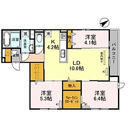阪堺電気軌道上町線 北畠駅 徒歩7分の賃貸アパート 3階3LDKの間取り