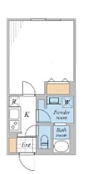 LEGALAND新桜町ANNEX 1Kの間取図画像