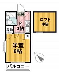 間取図画像 1K