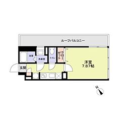 The Residence Ichigayadaimachi 1Kの間取図画像