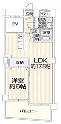 日建シェトワ浦和 1階1LDKの間取り