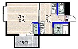 間取図画像 1DK