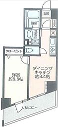 センチュリー新横浜いちょう通り 1DKの間取図画像