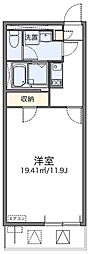 レオネクストモンテチェルキオ 2階1Kの間取り