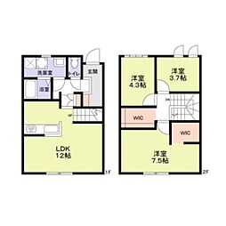 フォレストメゾンのざき 3LDKの間取図画像