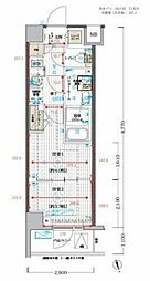MAXIVCROSお花茶屋 2Kの間取図画像