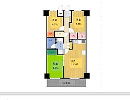 エクセラン三郷 3LDKの間取図画像