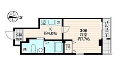 クロストーン町屋 3階