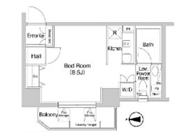 PRIMEURBAN目白 ワンルームの間取図画像