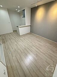 南海泉北線 深井駅 徒歩10分の賃貸アパート 2階1LDKのリビング/ダイニング