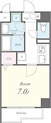 スペランツァ 1Kの間取図画像