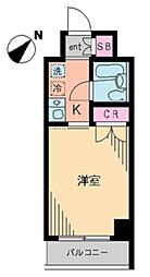 ポルタオーレア 1Kの間取図画像