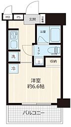 ステラコート横浜白楽 ワンルームの間取図画像