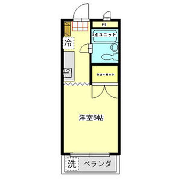 レイクサイドヒル 102｜神奈川県相模原市緑区三井(賃貸マンション1K・1階・17.42㎡)の写真 その2