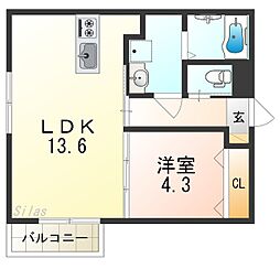 アスタナ泉大津 2階/-
