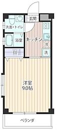 エクセルコート 1Kの間取図画像