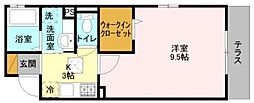 東京メトロ東西線 南行徳駅 徒歩4分の賃貸アパート 1階1Kの間取り