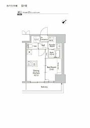 ファミルート小岩 1DKの間取図画像