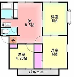 間取図画像 3DK