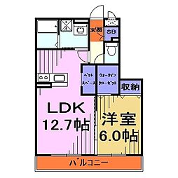 間取図画像 1LDK