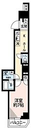 プレール・ドゥーク池上II 1Kの間取図画像