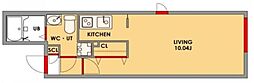 MODULOR要町3 ワンルームの間取図画像